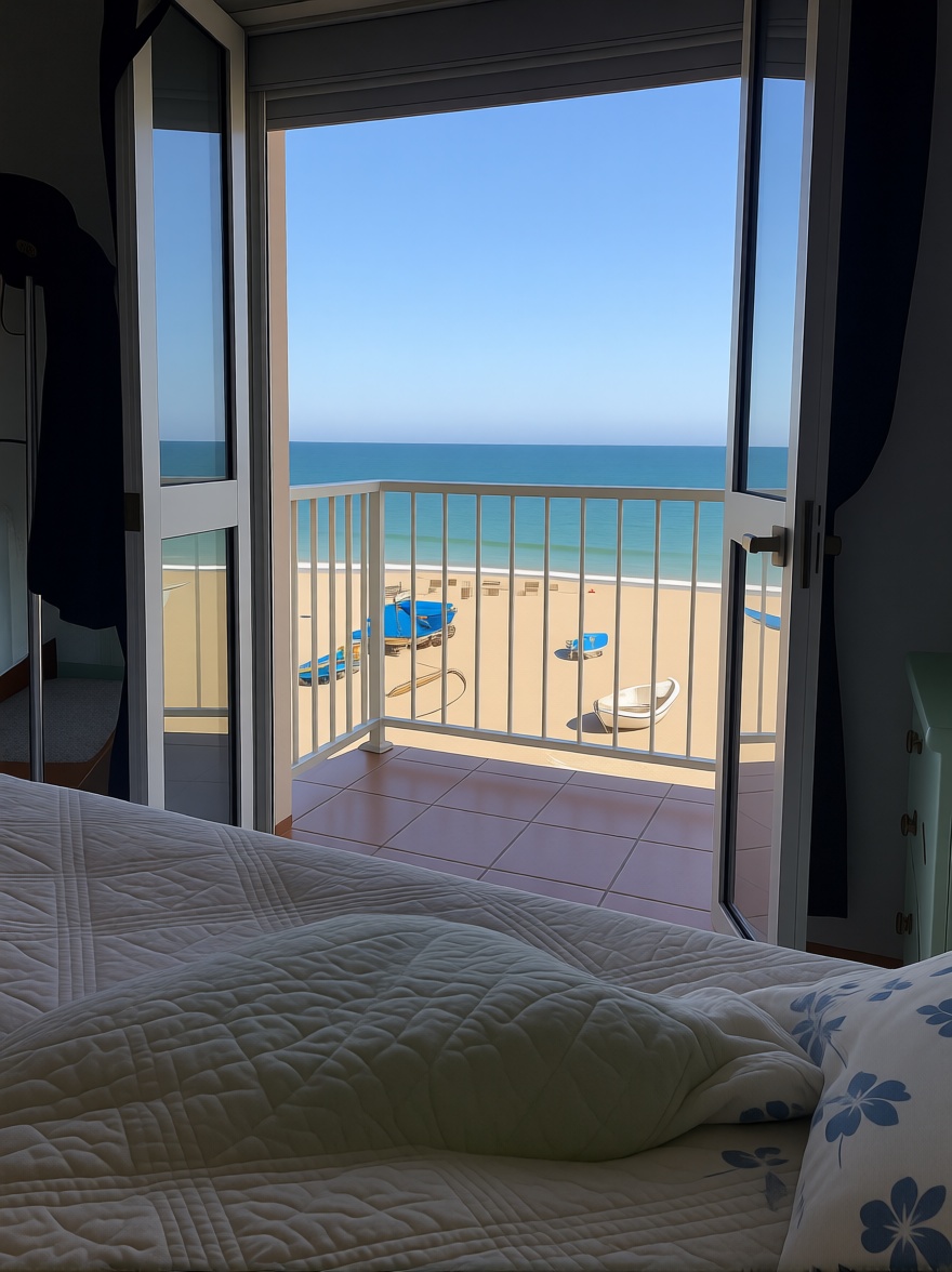 Duplex en première ligne de plage à Torremolinos — Chambre