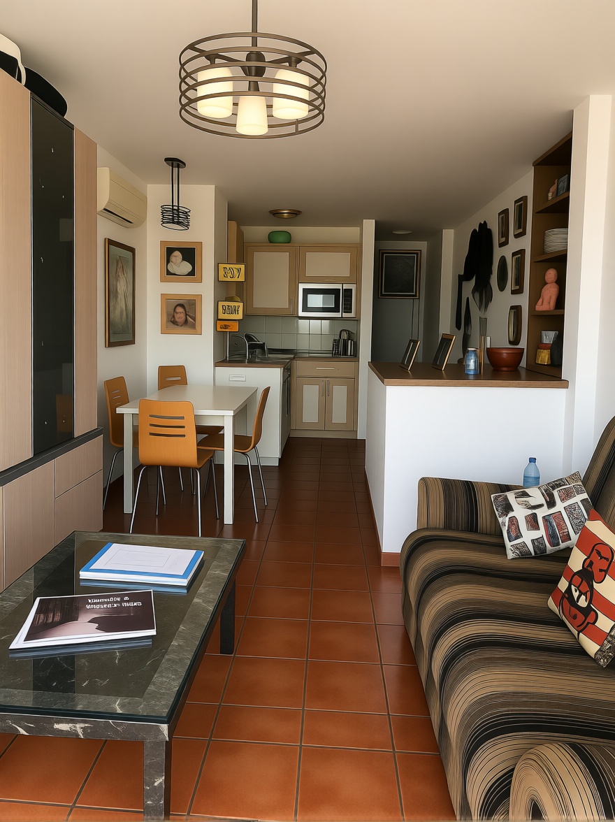 Duplex en première ligne de plage à Torremolinos — Séjour