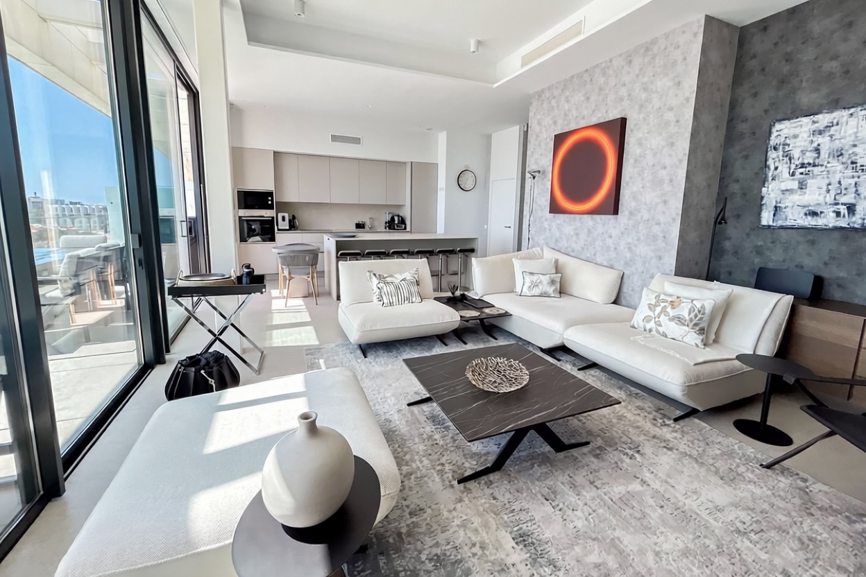 Duplex en première ligne de plage à Torremolinos — Séjour