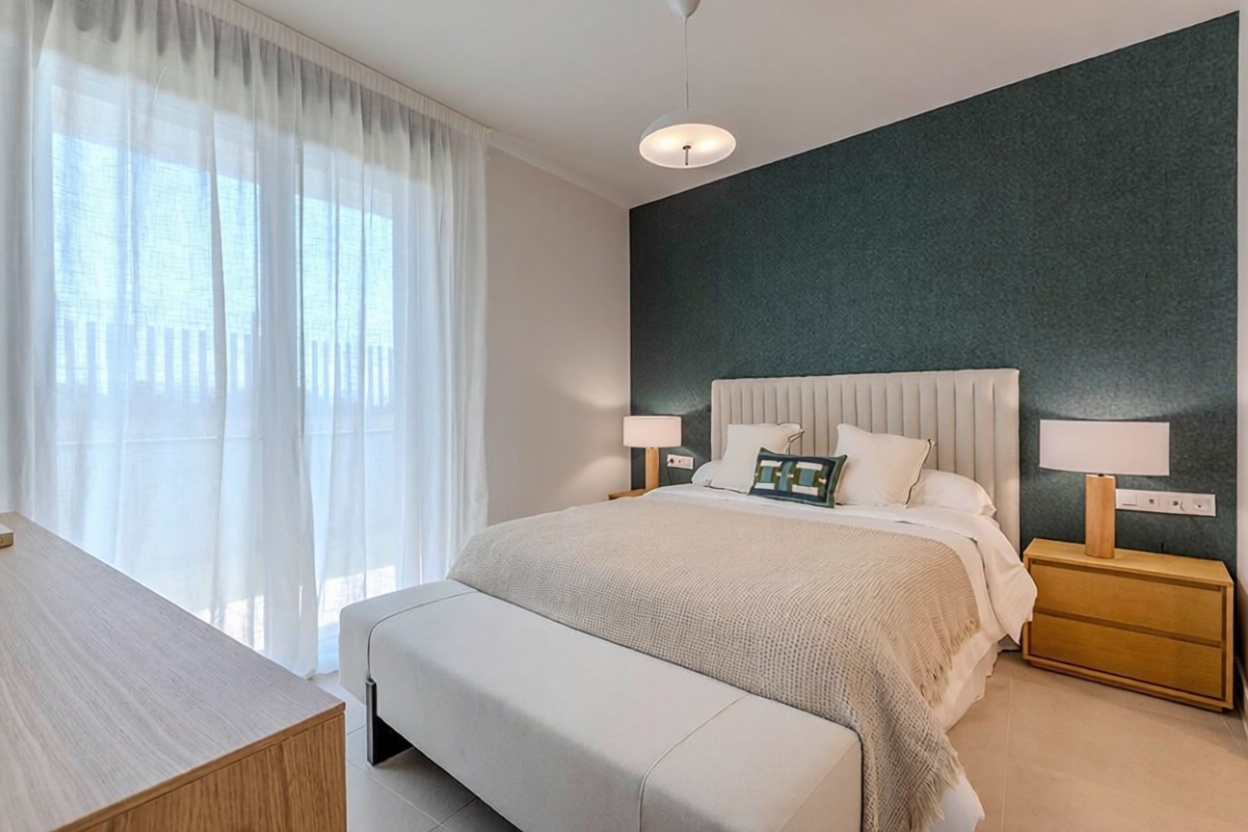 Appartement en première ligne de plage à Torremolinos — Chambre
