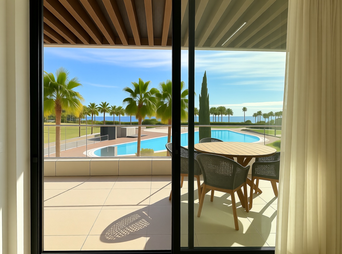 Appartement en première ligne de plage à Torremolinos — Terrasse mer
