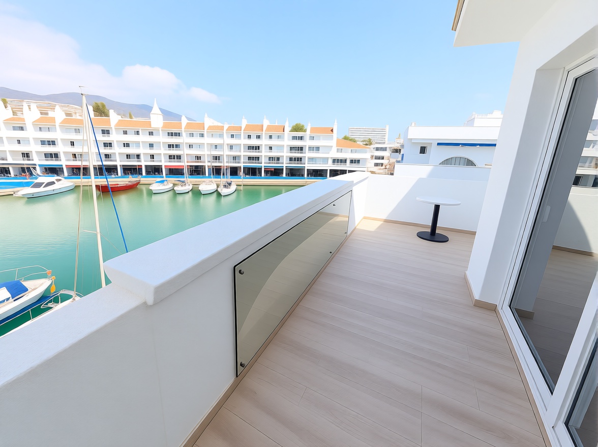 Duplex en première ligne de plage à Benalmádena — Terrasse mer