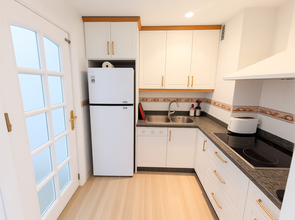 Duplex en première ligne de plage à Benalmádena — Cuisine