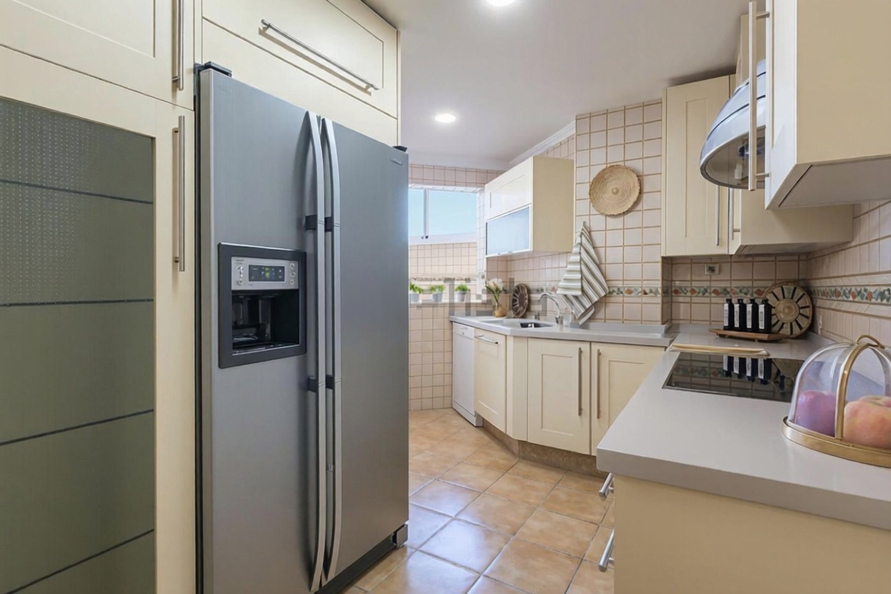 Beachfront flat in Benalmádena — Kitchen