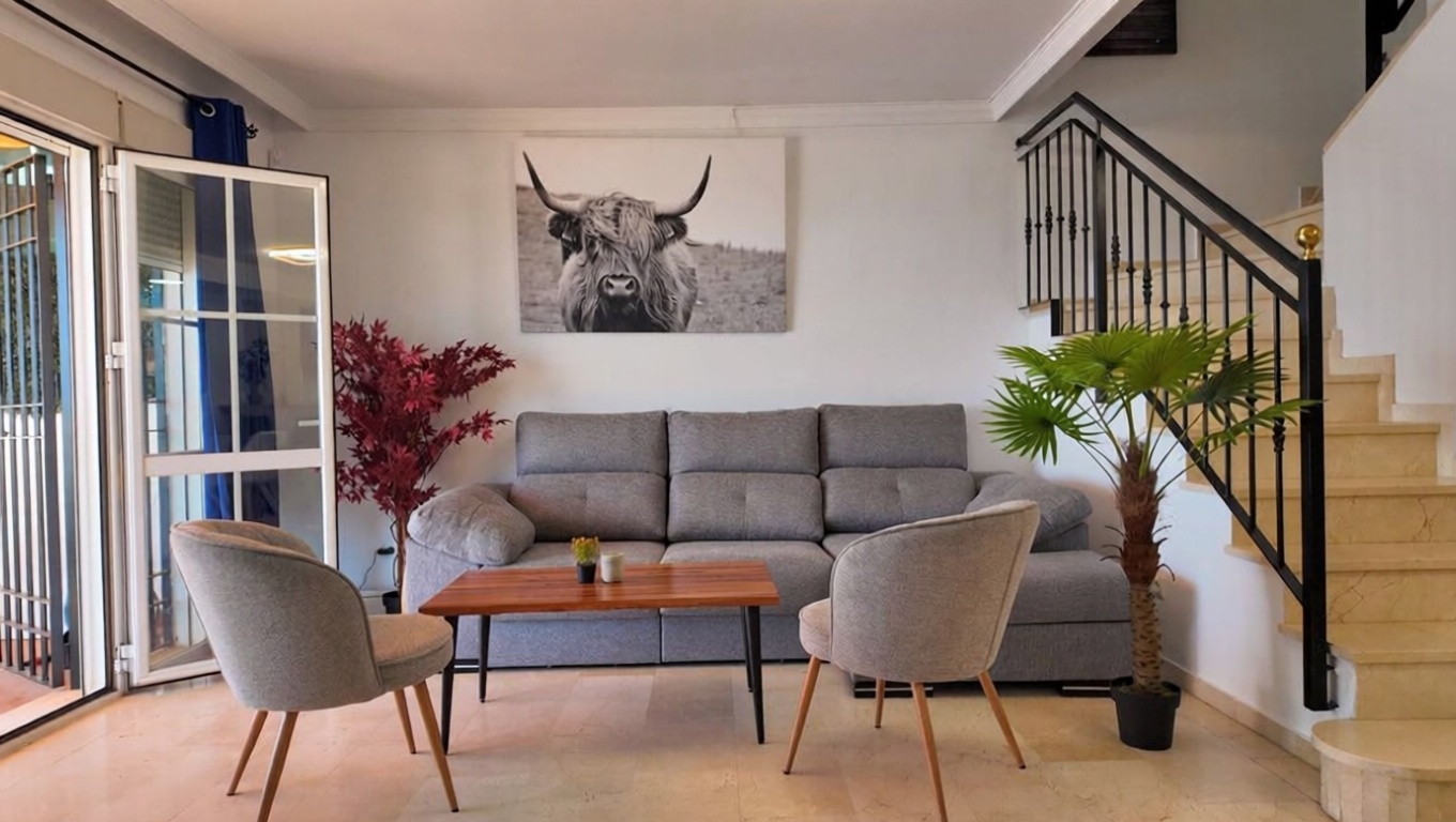 Chalet avec accès direct à la plage à Benalmádena — Séjour