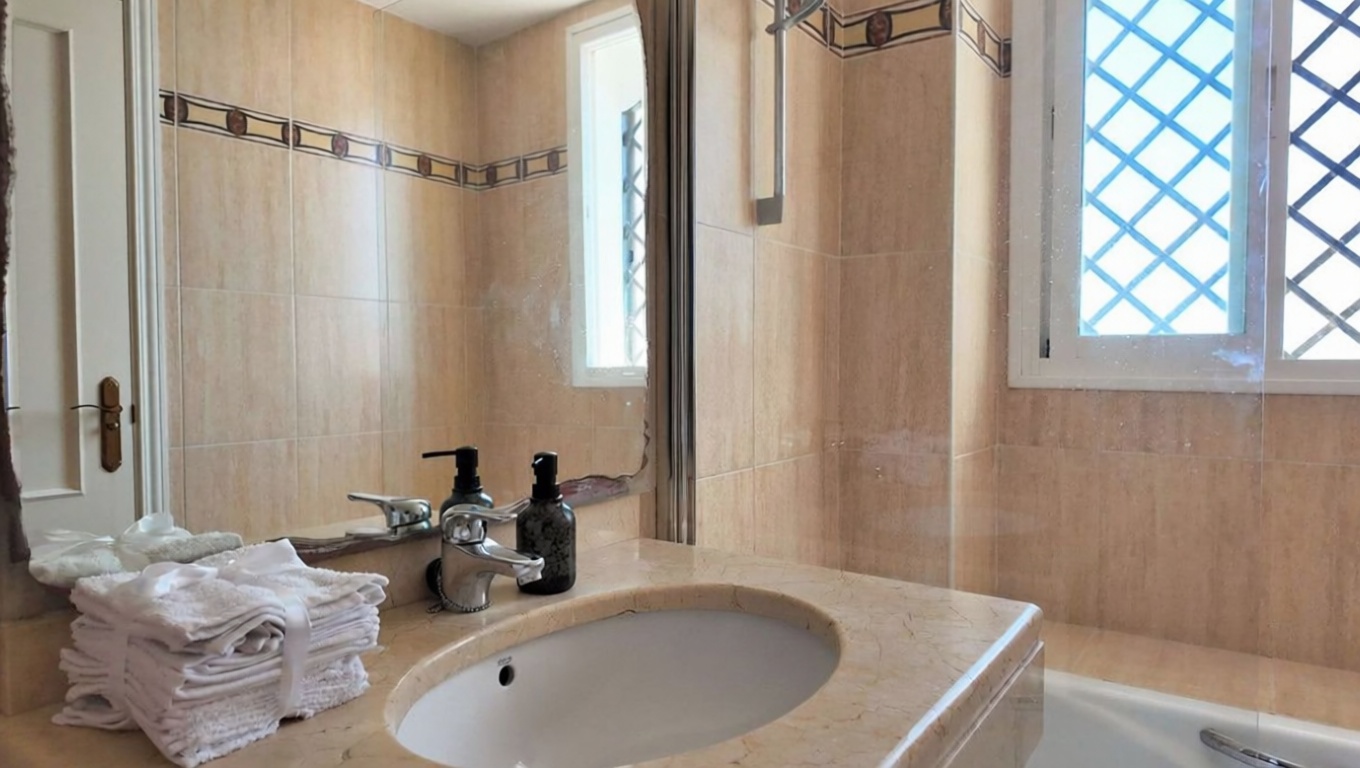 Chalet avec accès direct à la plage à Benalmádena — Sanitaires