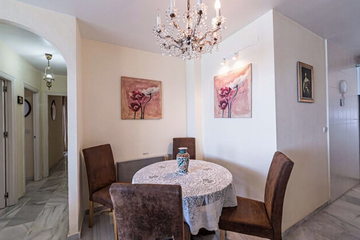 Appartement en première ligne de plage à Benalmádena — Cuisine
