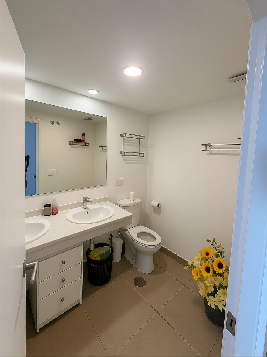 Piso en primera línea de playa en Benalmádena — Dormitorio