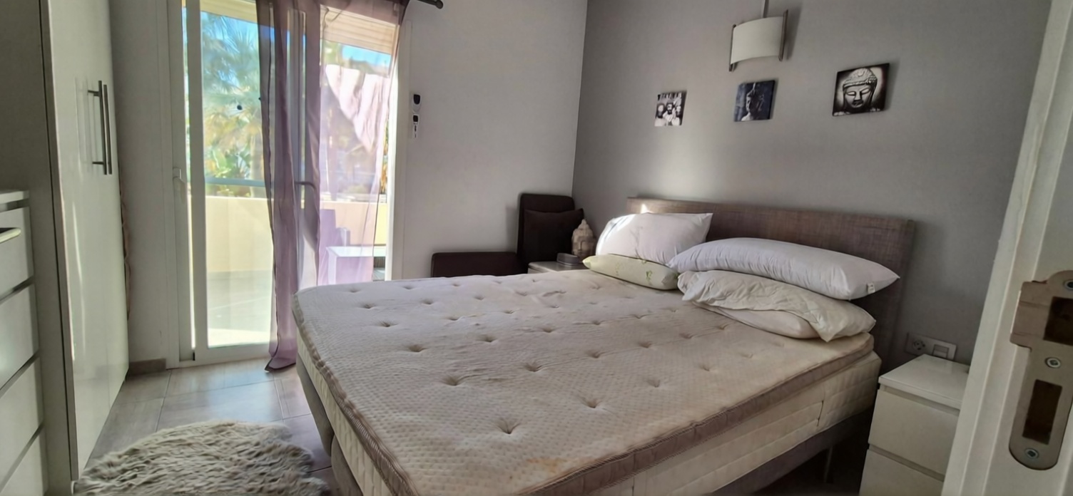 Appartement en première ligne de plage à Torremolinos — Chambre