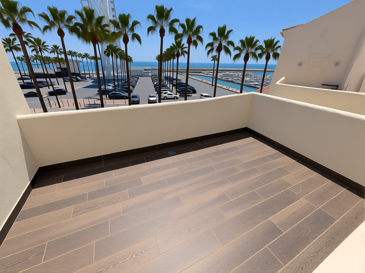 Appartement en attique en première ligne de mer à Benalmádena — Terrasse mer