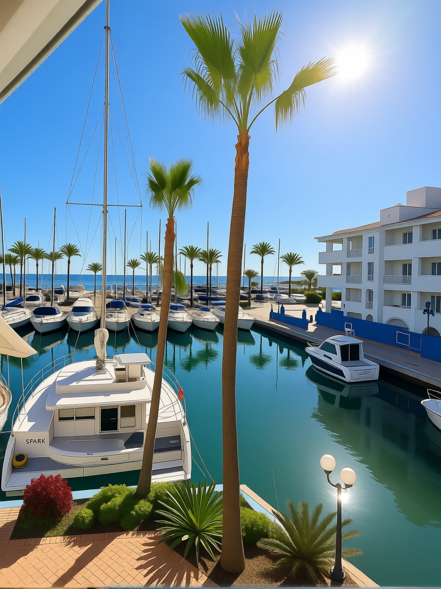 Appartement en première ligne de plage à Benalmádena — Vue mer