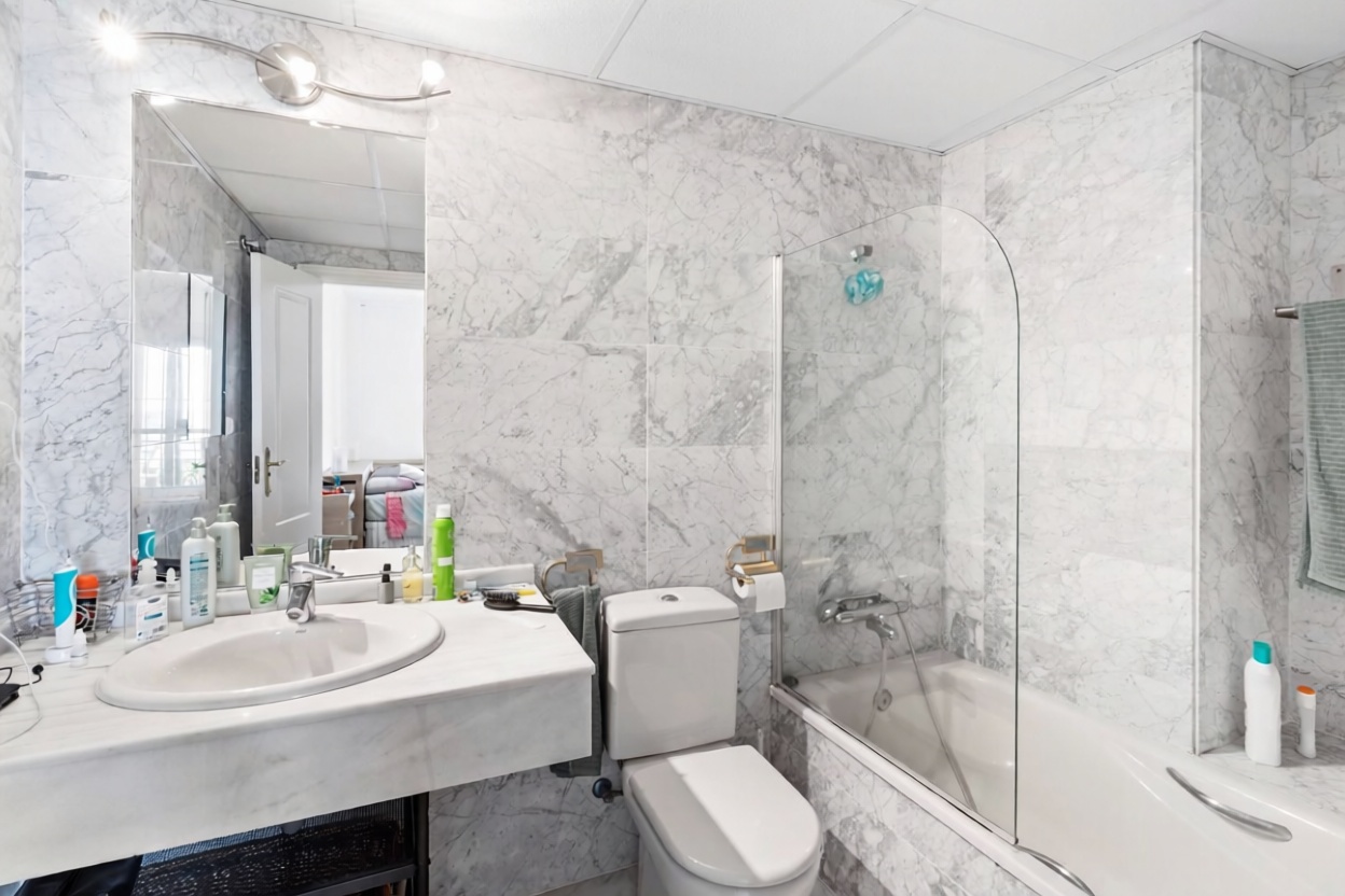 Appartement en première ligne de plage à Benalmádena — Sanitaires
