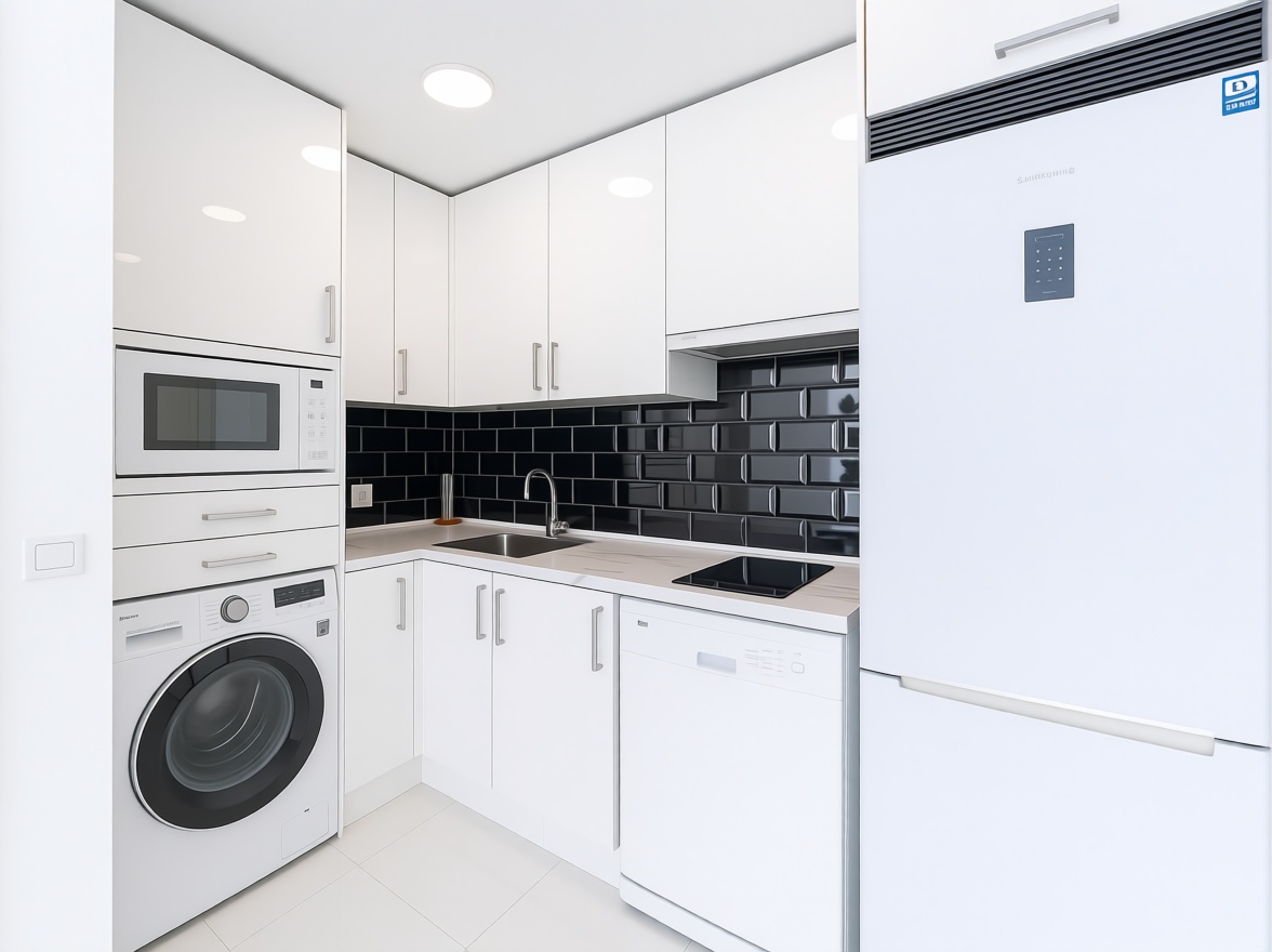 Appartement en attique en première ligne de mer à Benalmádena — Cuisine
