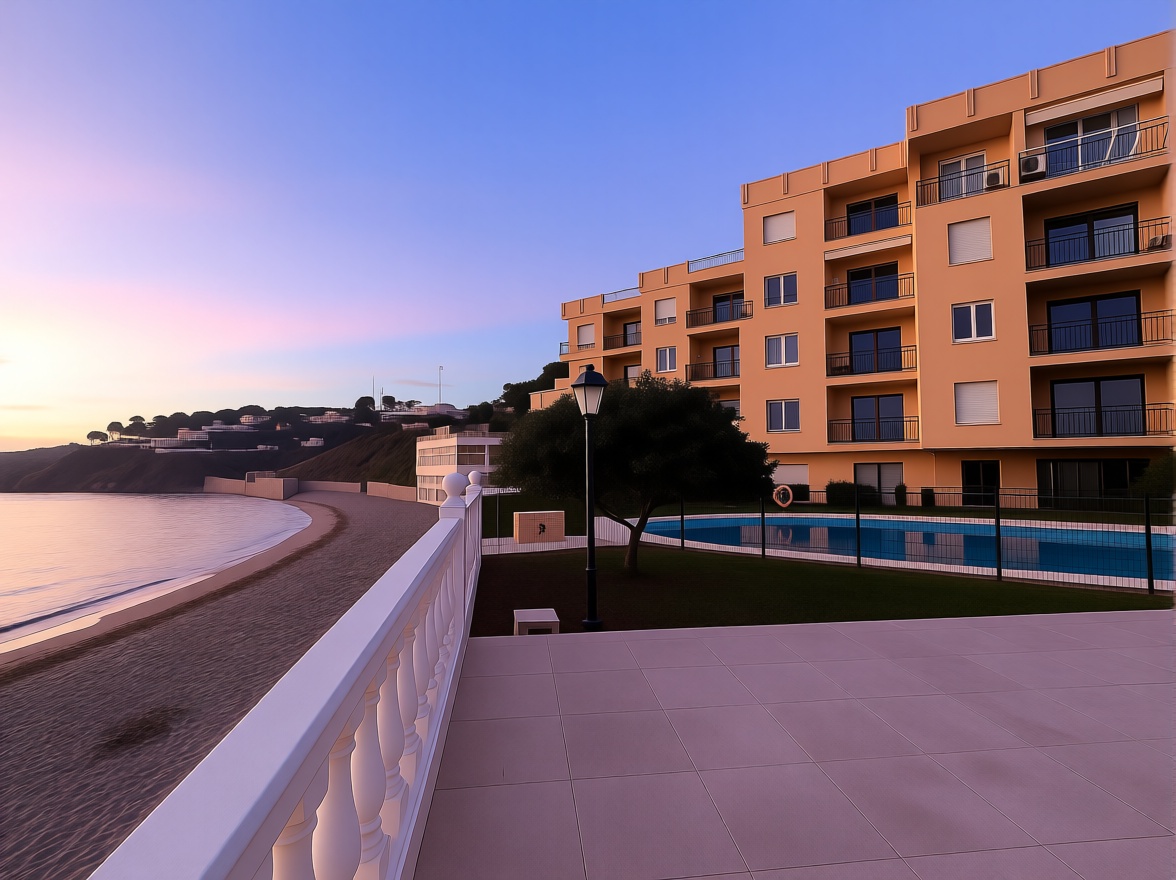 Beachfront flat in Benalmádena — Sea view
