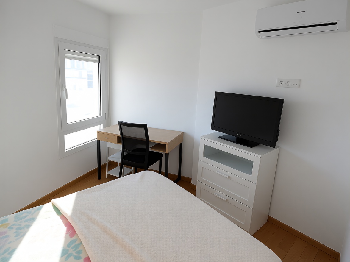 Piso en primera línea de playa en Benalmádena — Dormitorio