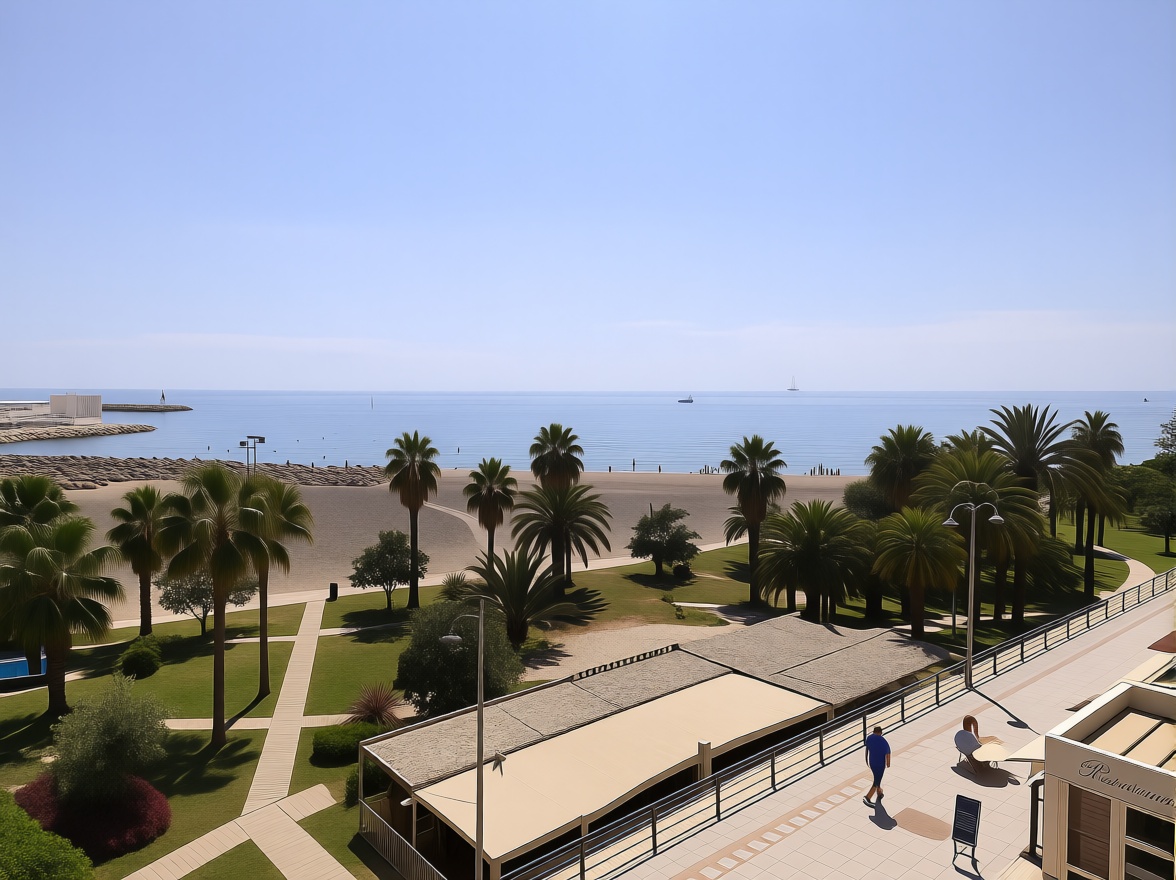 Piso en primera línea de playa en Benalmádena — Vista mar