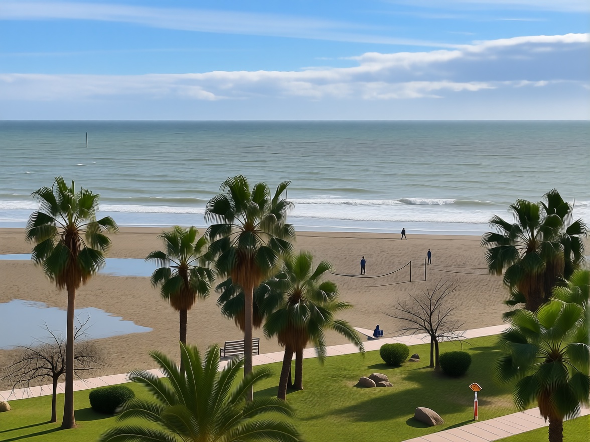 Appartement en première ligne de plage à Benalmádena — Vue mer