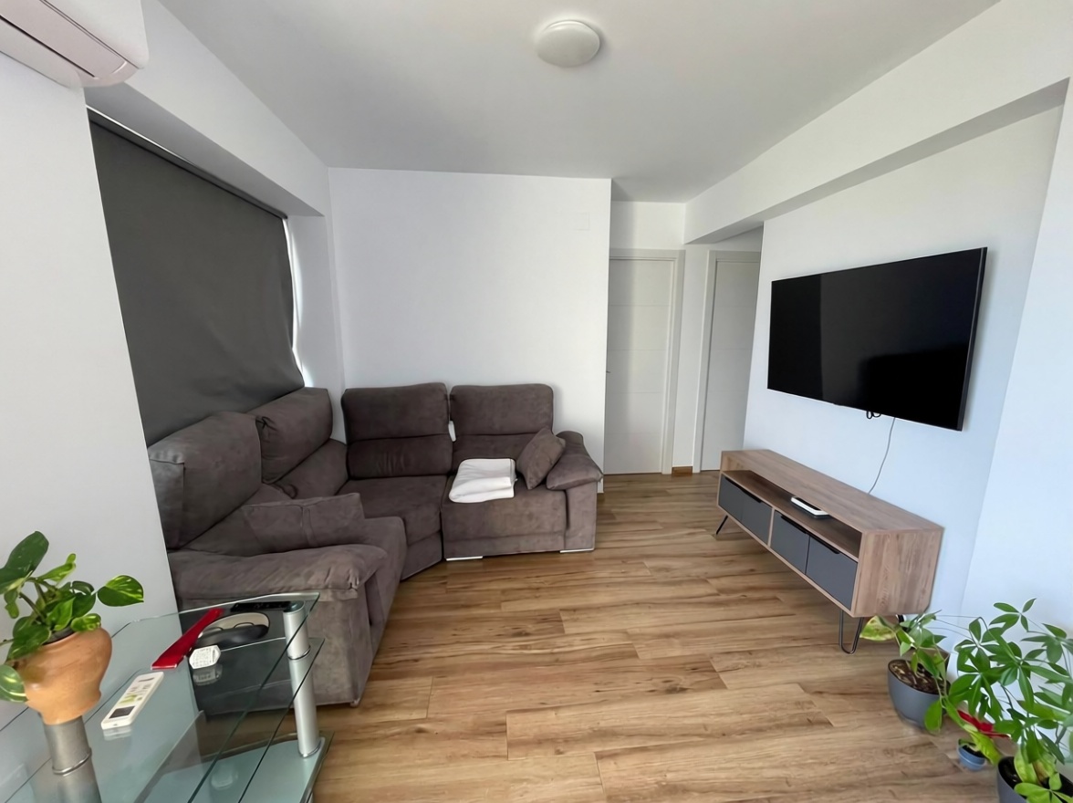 Appartement en première ligne de plage à Benalmádena — Séjour