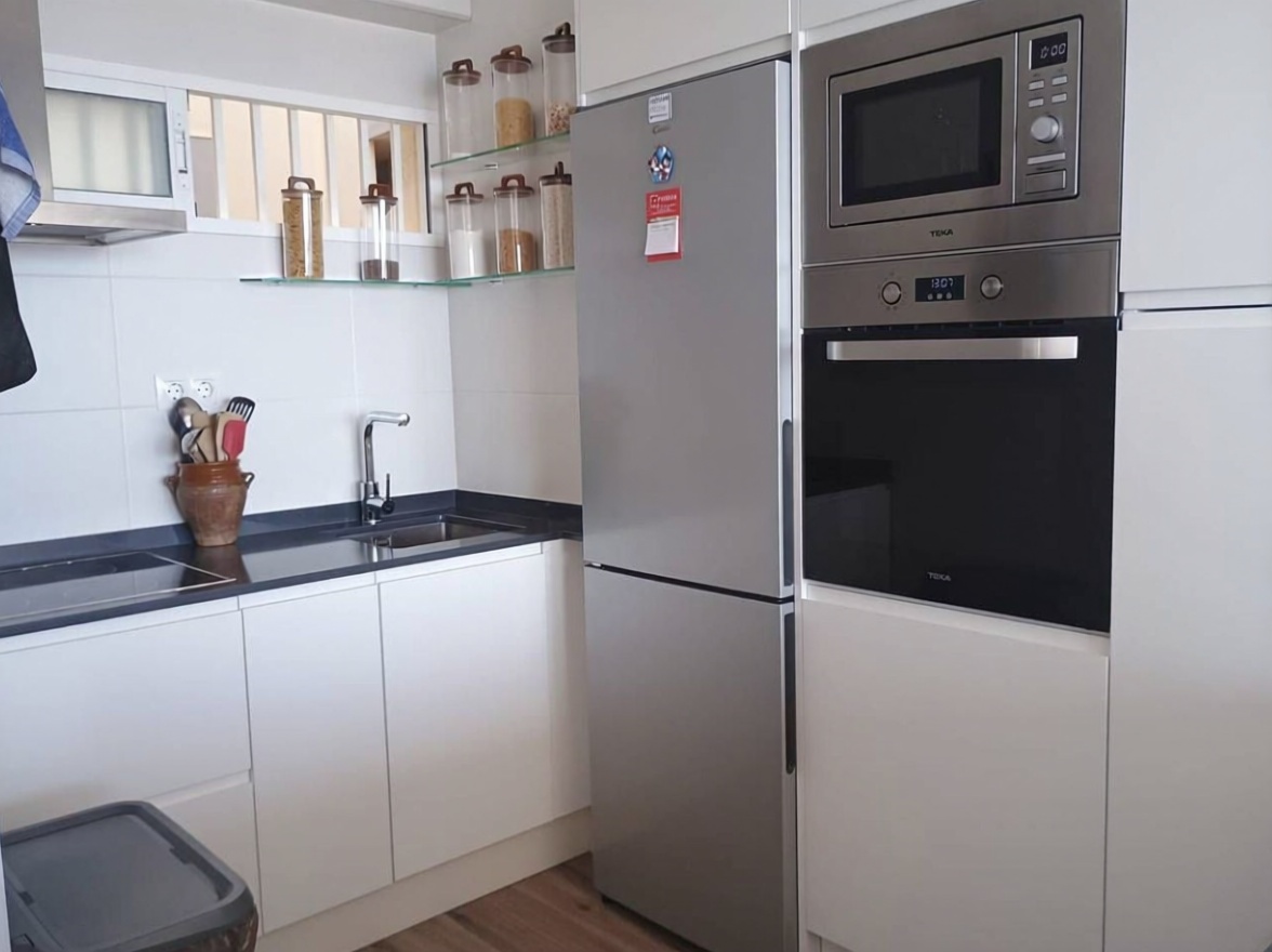 Appartement en première ligne de plage à Benalmádena — Cuisine