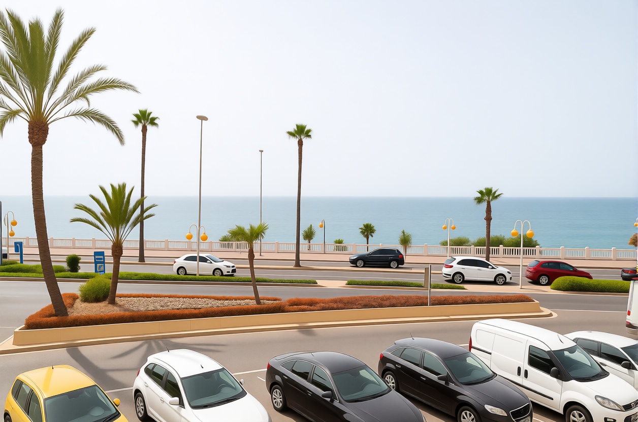 Квартира первая линия пляжа в Benalmádena — Морской вид
