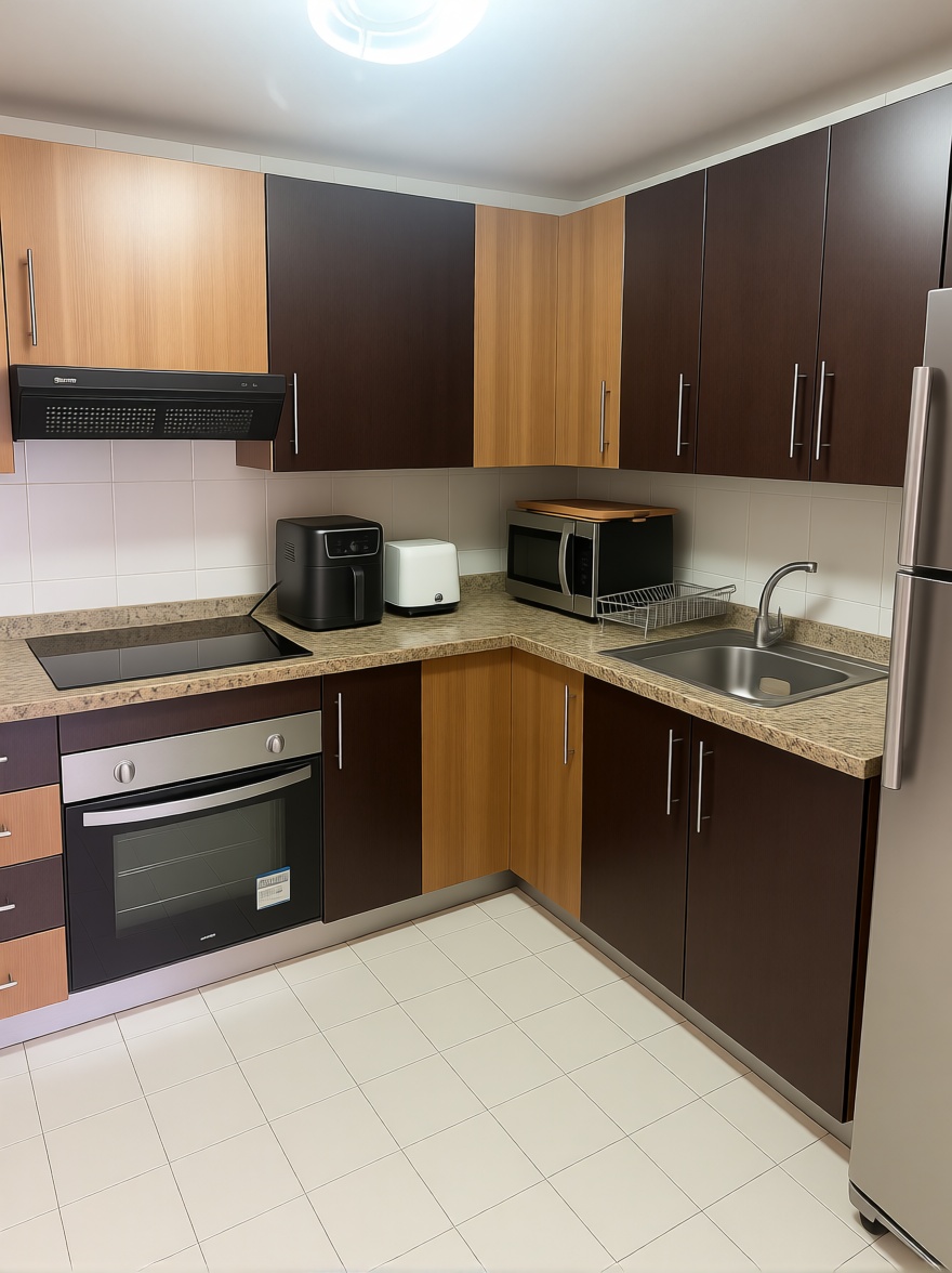 Appartement en première ligne de plage à Benalmádena — Cuisine