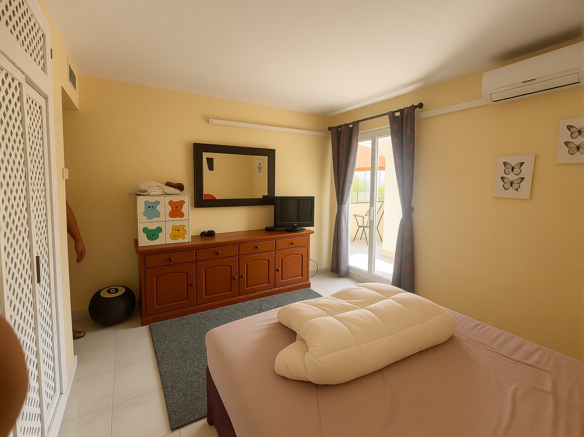 Appartement en première ligne de plage à Benalmádena — Chambre