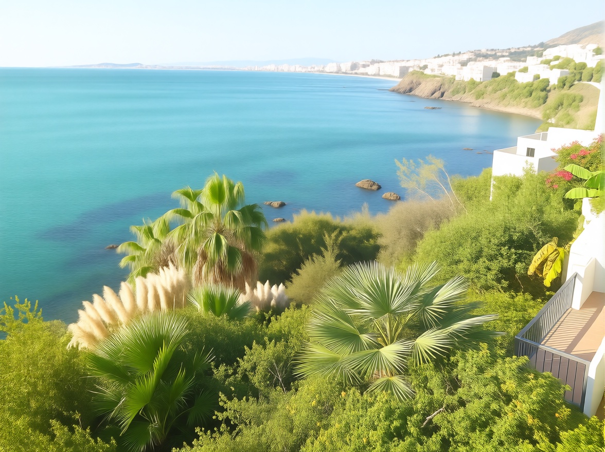 Appartement en première ligne de plage à Benalmádena — Vue mer