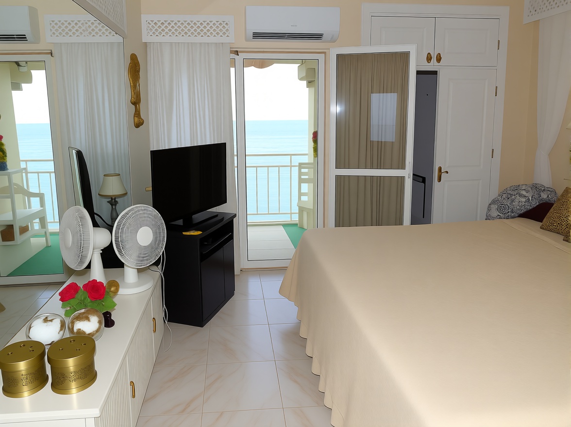 Appartement en attique en première ligne de mer à Benalmádena — Chambre