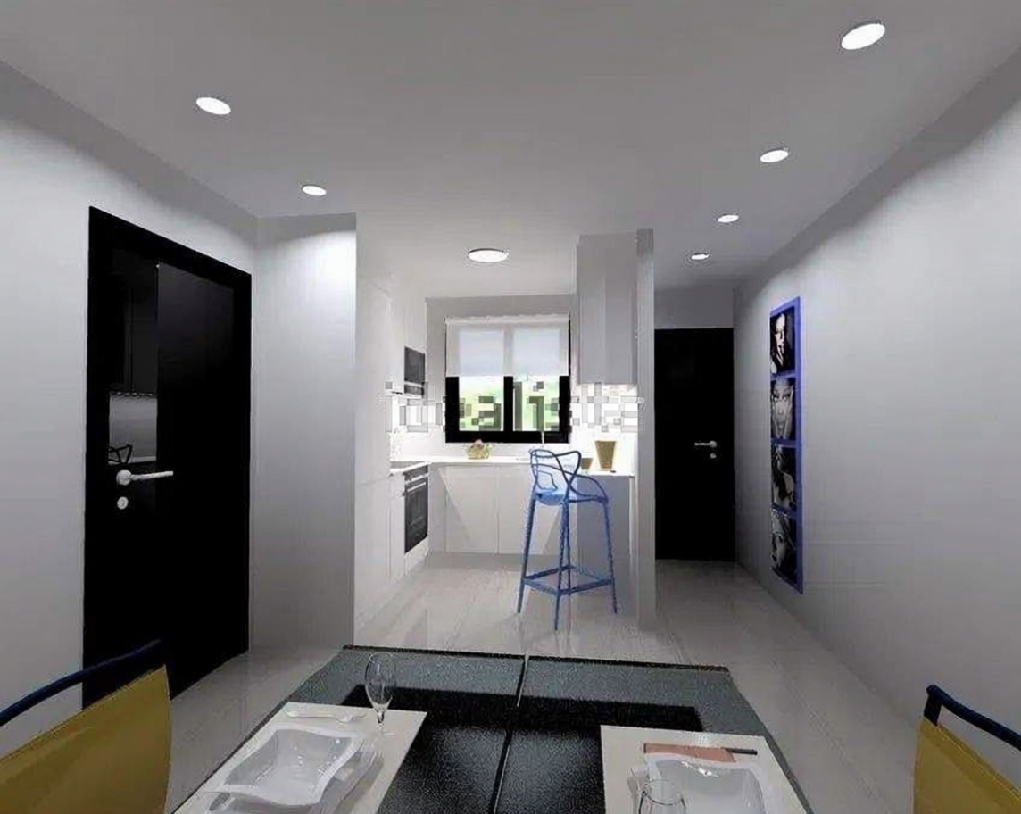 Appartement en première ligne de plage à Benalmádena — Cuisine