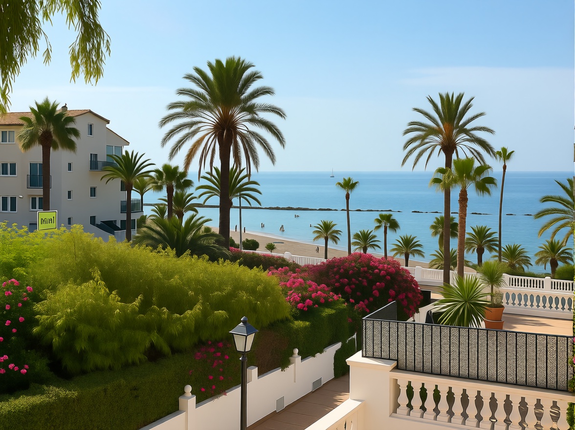 Appartement en première ligne de plage à Benalmádena — Vue mer