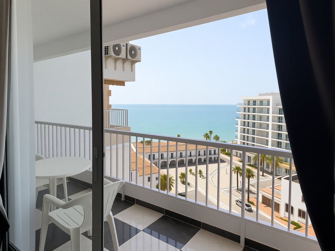 Appartement en première ligne de plage à Benalmádena — Chambre