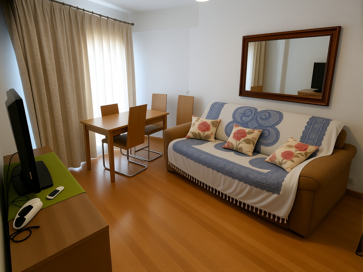Beachfront flat in Benalmádena — Living room