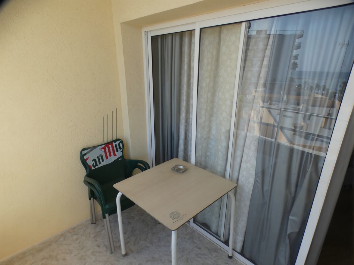 Beachfront flat in Benalmádena — Sea terrace