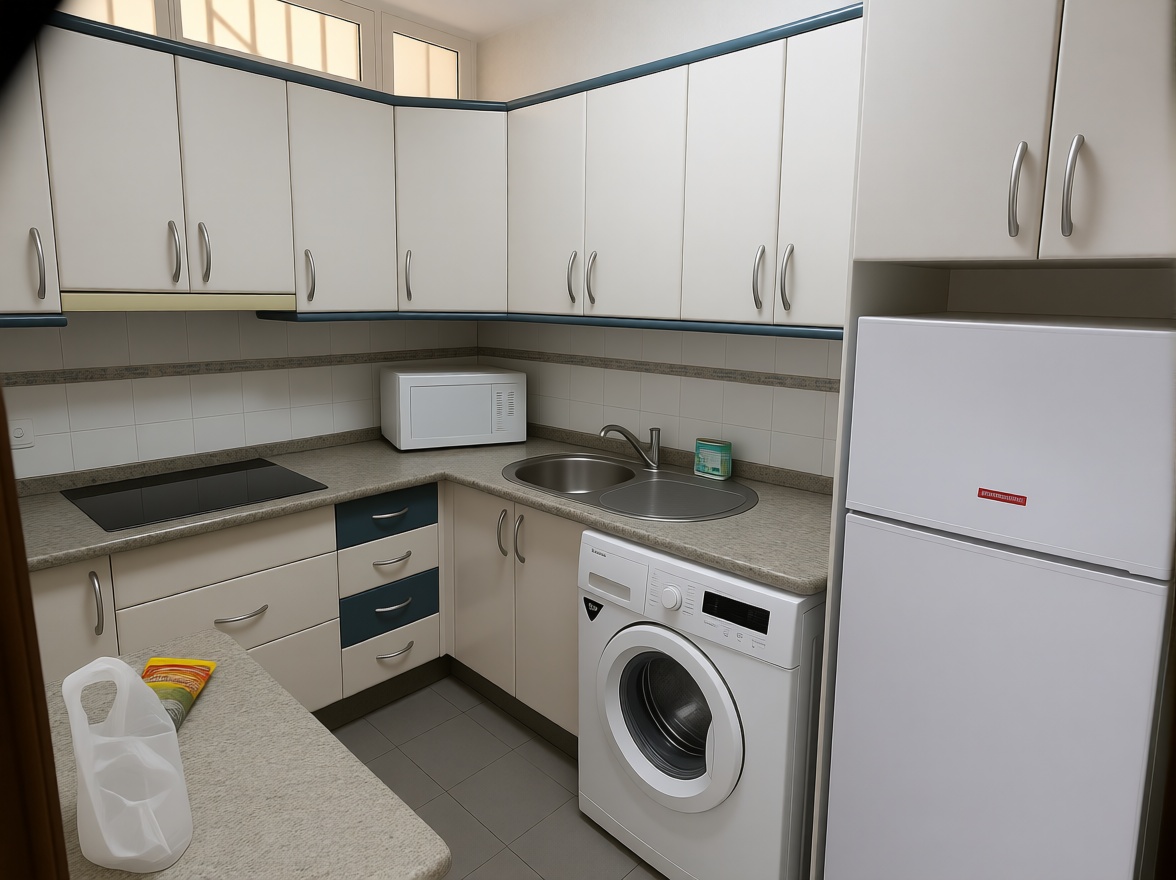 Beachfront flat in Benalmádena — Kitchen