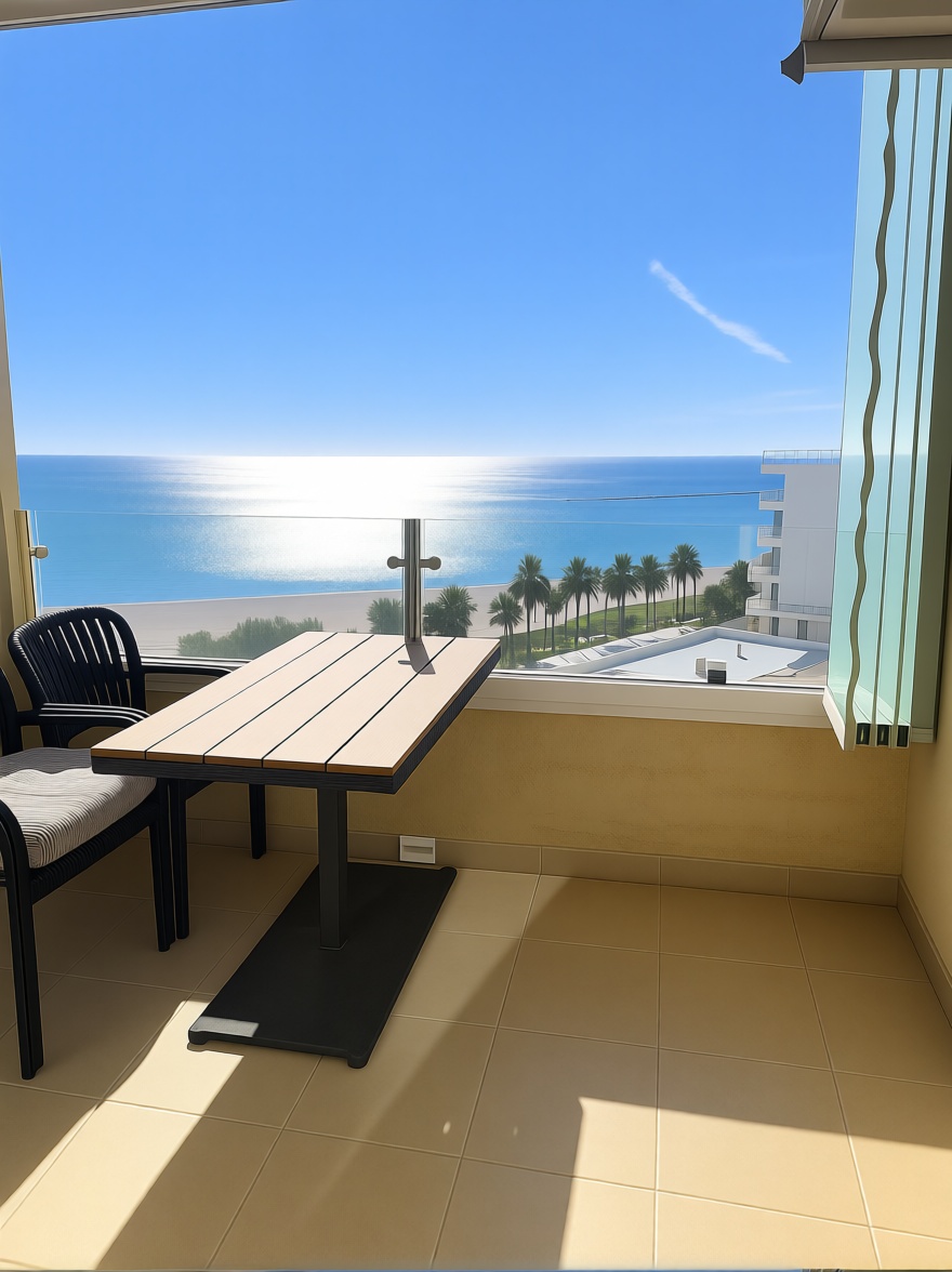Appartement en première ligne de plage à Benalmádena