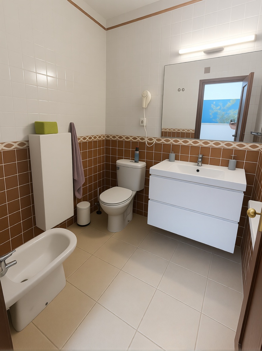 Appartement en première ligne de plage à Benalmádena — Sanitaires