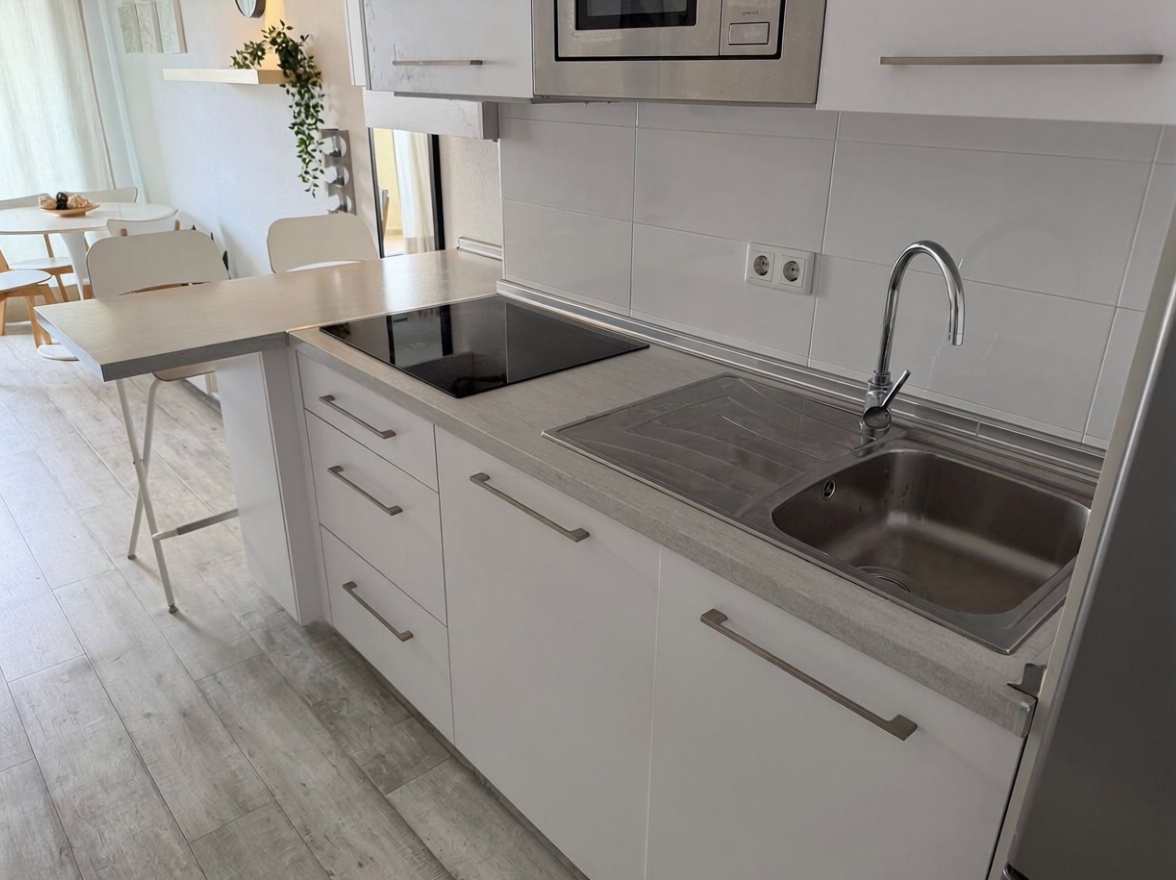 Studio en première ligne de plage à Benalmádena — Sanitaires