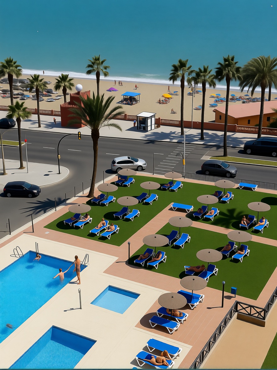 Duplex en première ligne de plage à Benalmádena