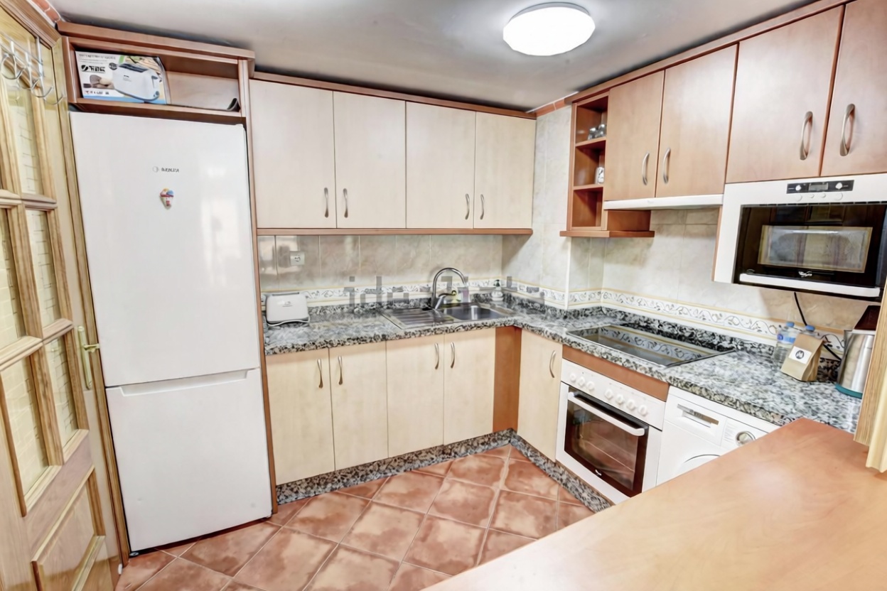 Appartement en première ligne de plage à Benalmádena — Cuisine