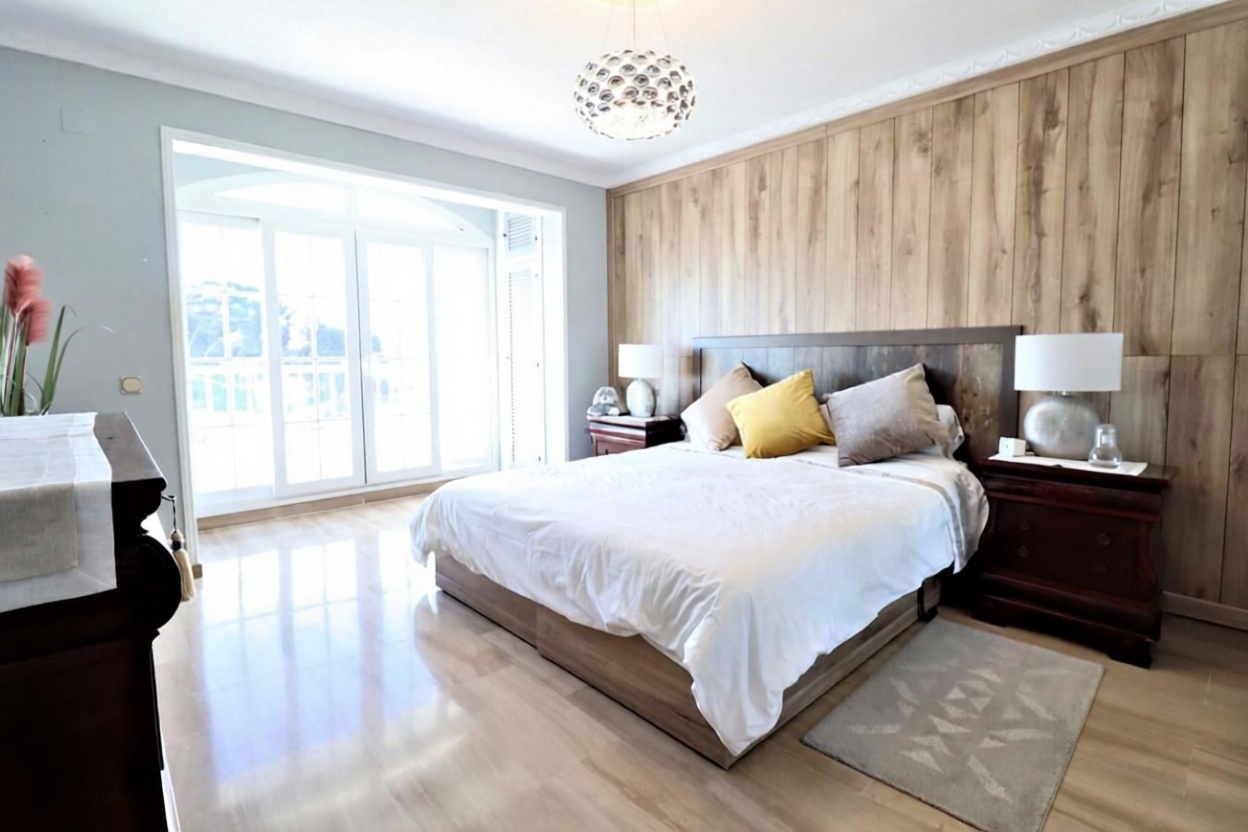 Dúplex en primera línea de playa en Fuengirola — Dormitorio