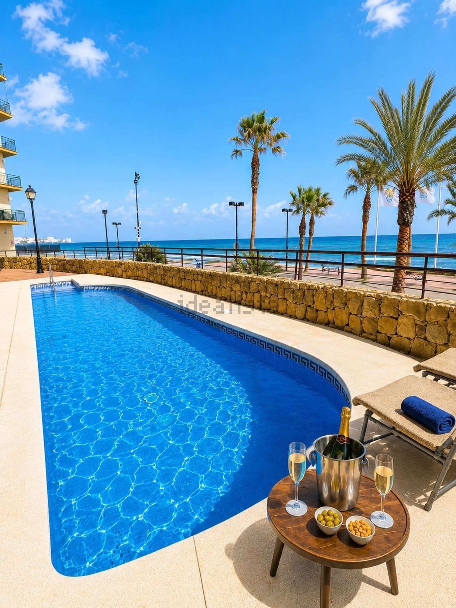 Duplexwohnung zum Verkauf in direkter Strandlage in Fuengirola