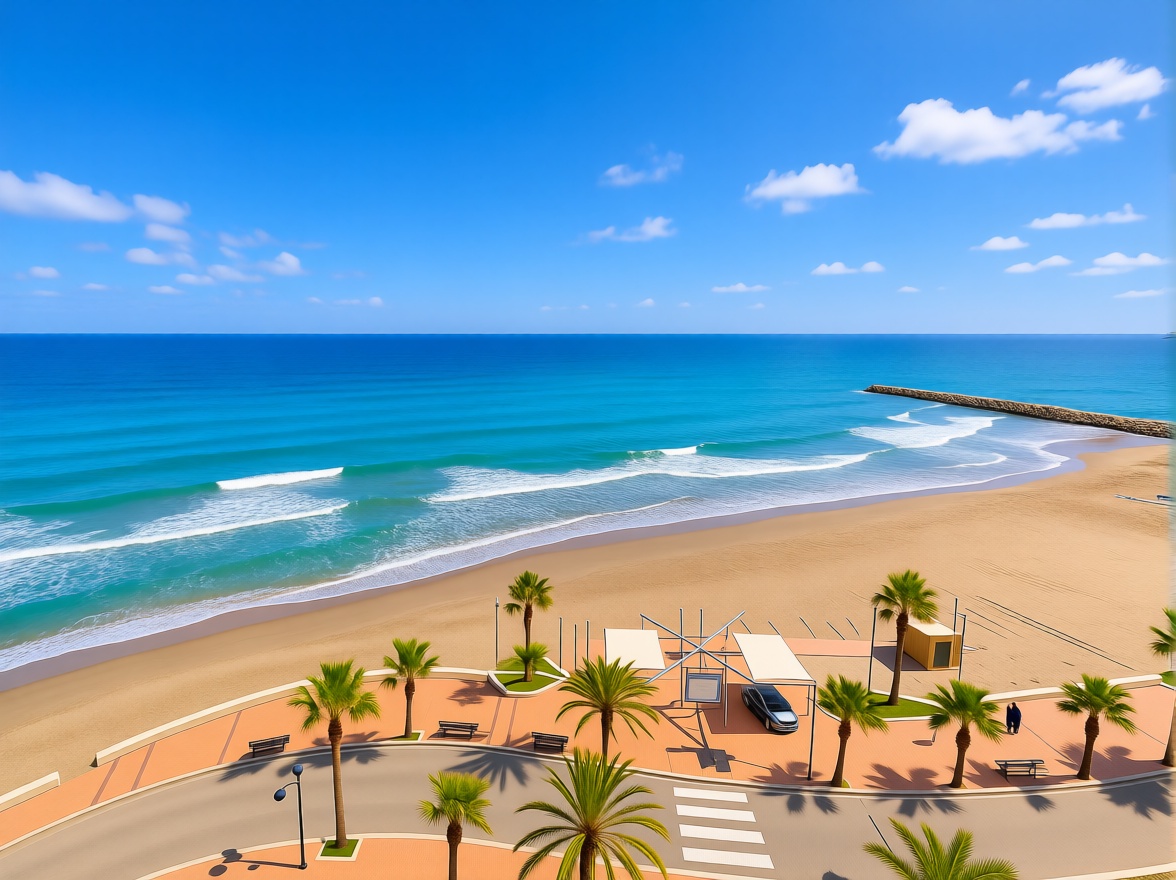 Duplex in erste Strandlinie in Fuengirola — Meerblick