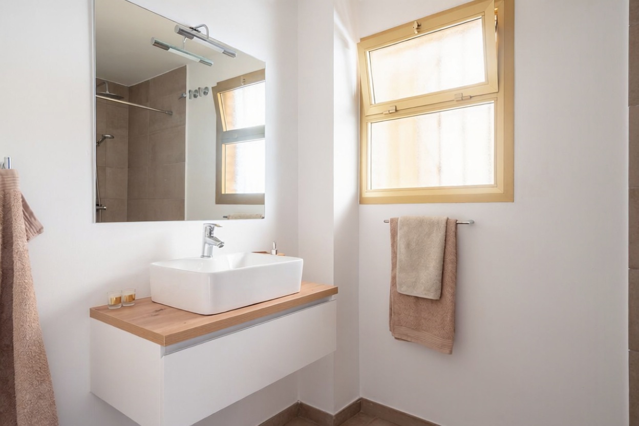 Wohnung in erste Strandlinie in Fuengirola — Bad