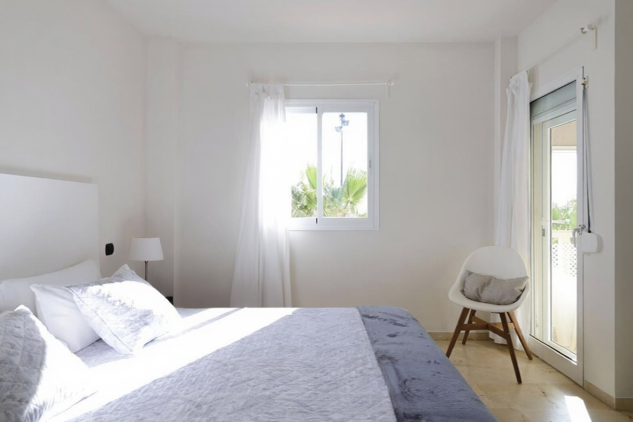 Chalet avec accès direct à la plage à Fuengirola — Chambre