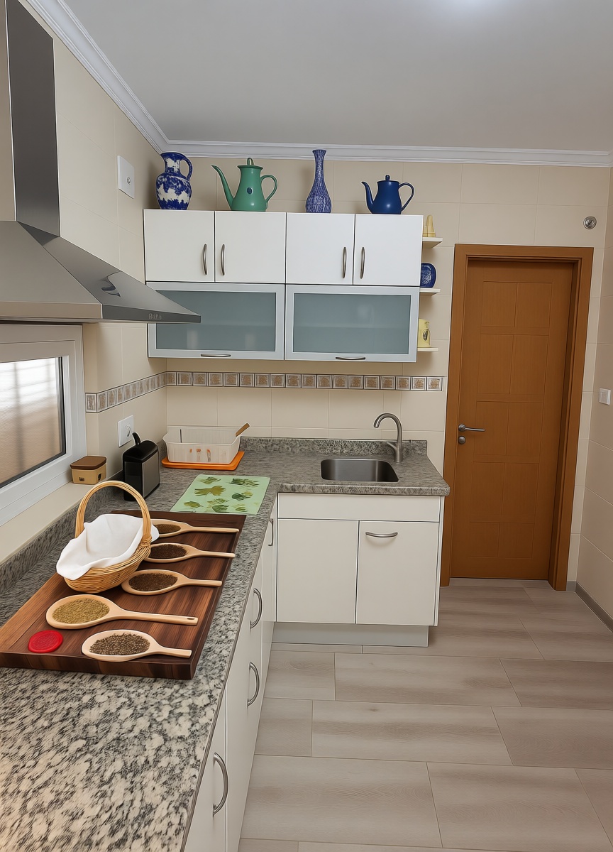 Apartamento em primeira linha de praia em Fuengirola — Cozinha