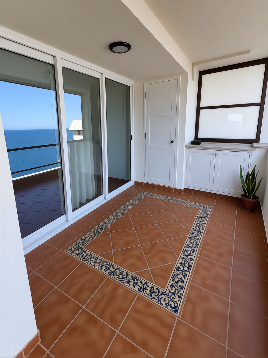 Apartamento em primeira linha de praia em Fuengirola — Terraço mar