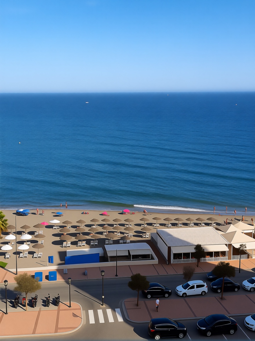 Apartamento em primeira linha de praia em Fuengirola — Vista mar