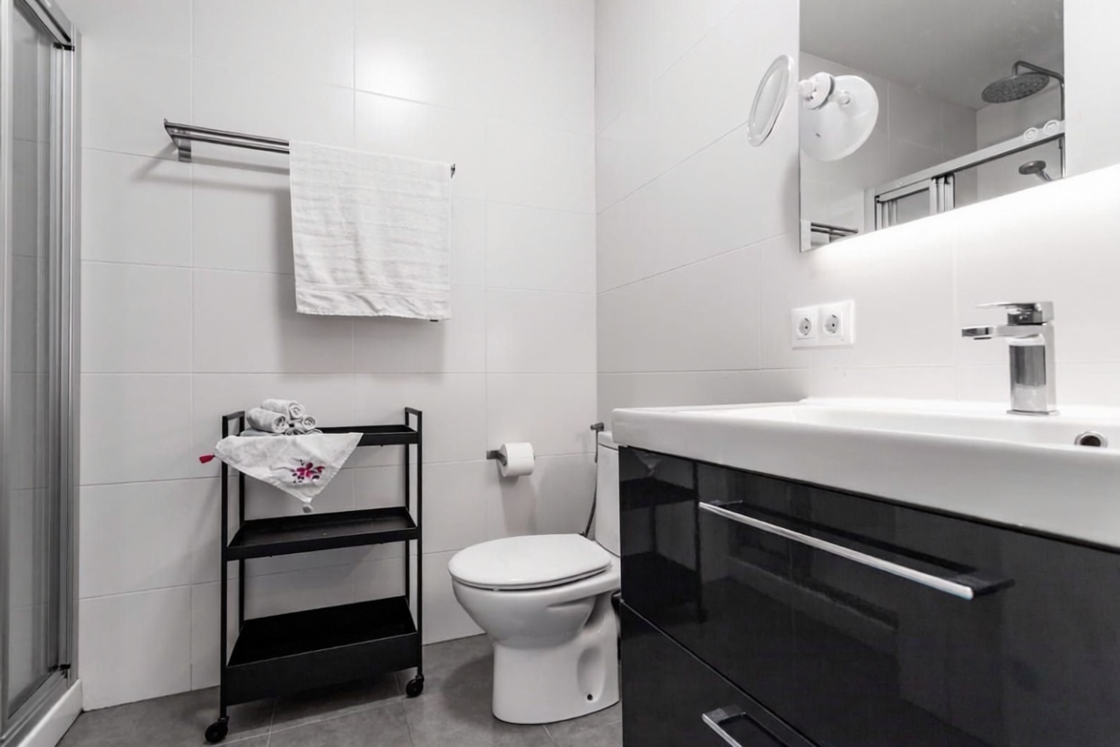 Appartement en première ligne de plage à Fuengirola — Chambre