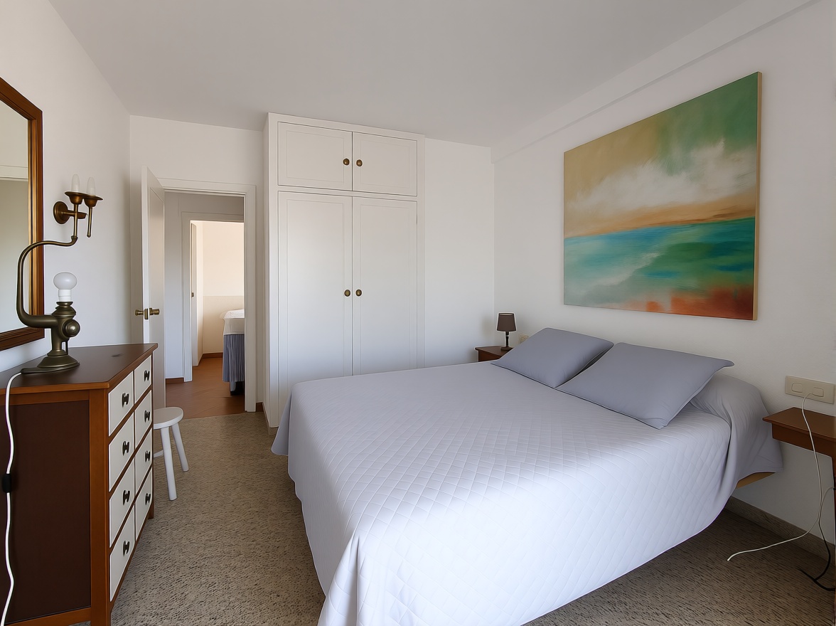 Appartement en première ligne de plage à Fuengirola — Chambre