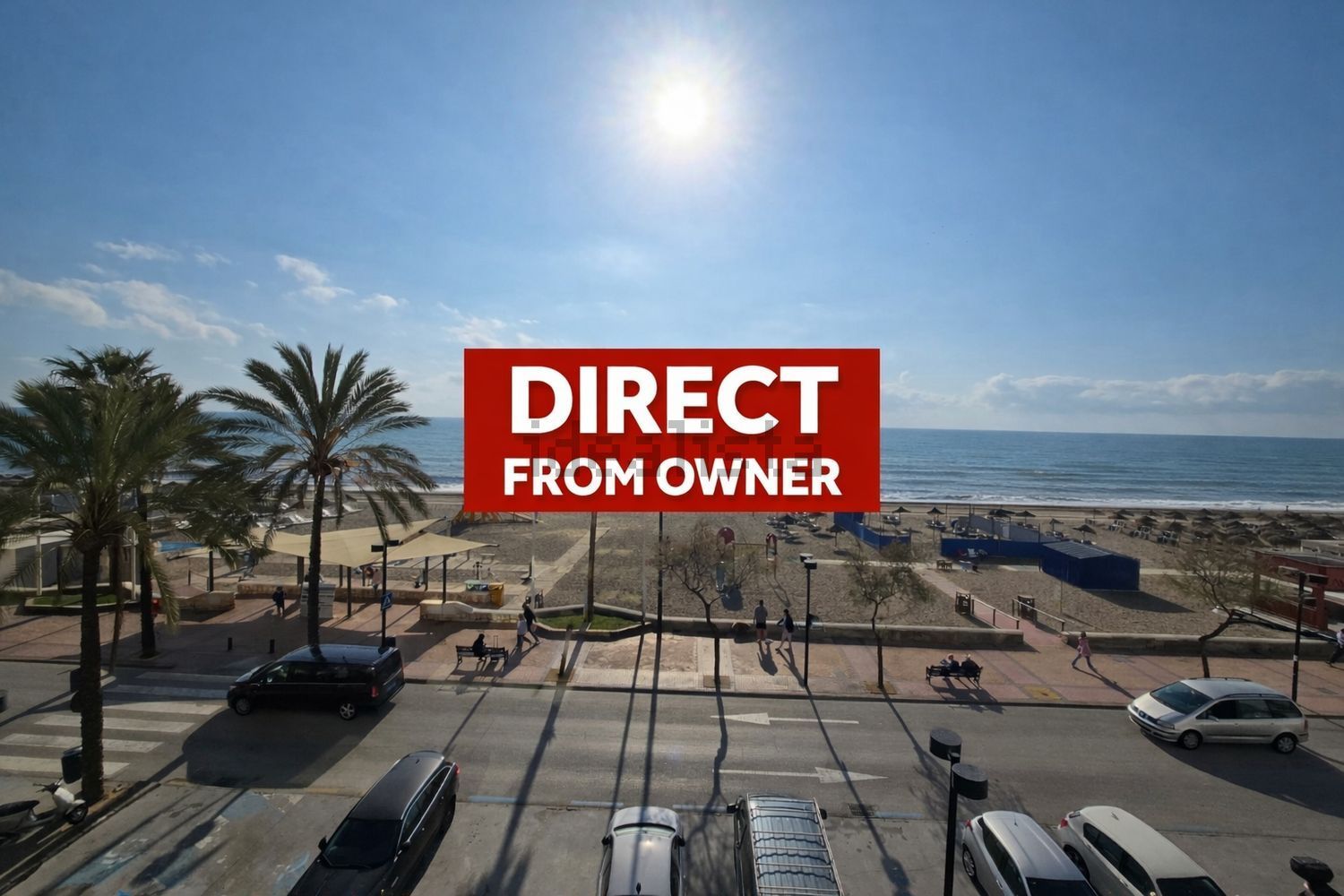 Wohnung zum Verkauf in direkter Strandlage in Fuengirola